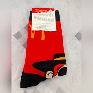 2025 McDonalds McHappy Day Socks - Hamburglar - 1 Brand New Pair